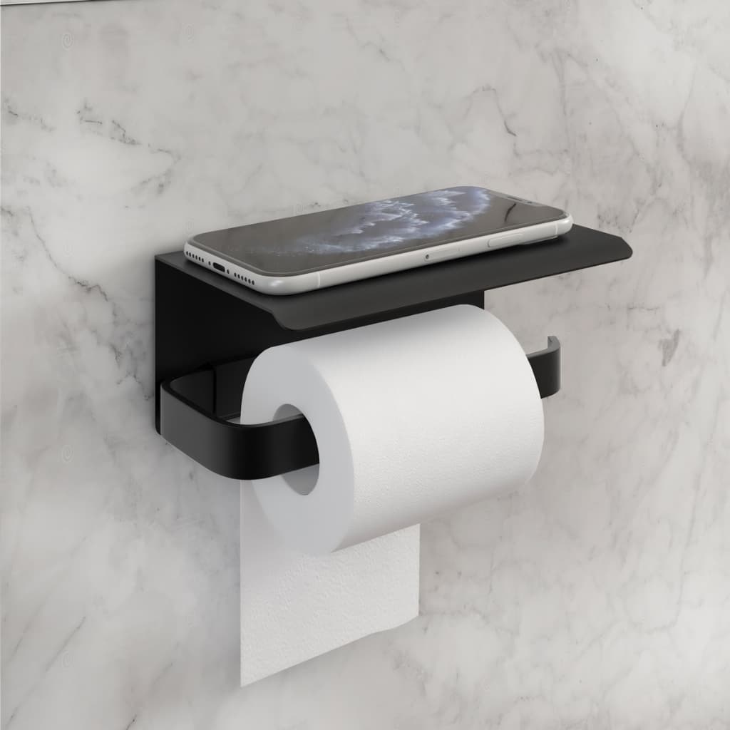 Suporte Porta Papel Higiênico Com Suporte Celular Varias Cores