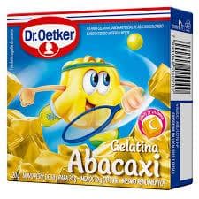 10 Gelatina Dr. Oetker Abacaxi Caixeta com 20g