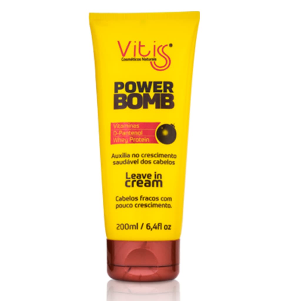 Leave in Power Bomb 200ml Vitiss para acelerar crescimento