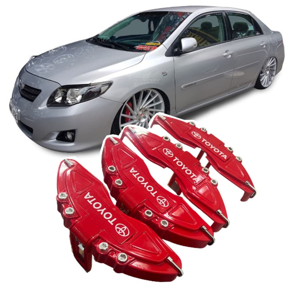 Capa De Pinça De Freio Garras 4 Peças Corolla 2008 2009 2010 2011 2012 2013