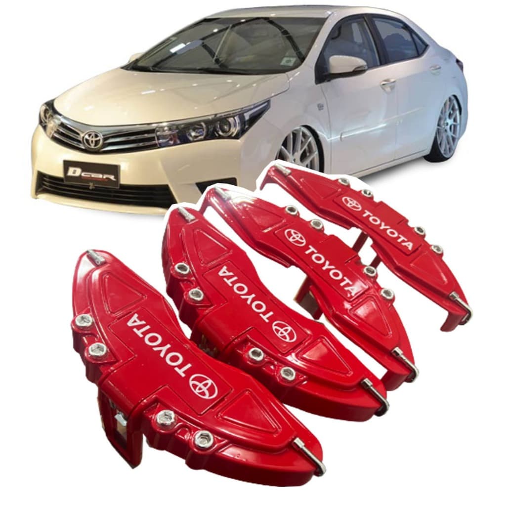 Capa De Pinça De Freio Garras 4 Peças Corolla 2014 2015 2016 2017
