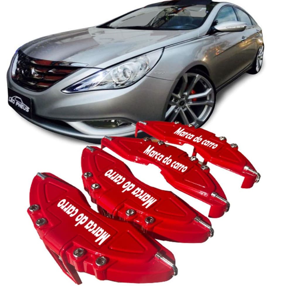 Capas De Pinças De Freio com Garras 4 Peças Compatível sonata 2010 2011 2012 2013 2014 2015