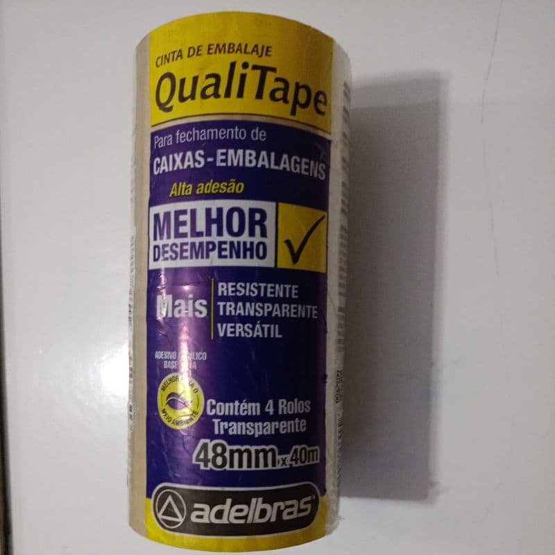 FITA ADESIVA ADELBRAS, 4 ROLOS DE  48MM X 40 METROS