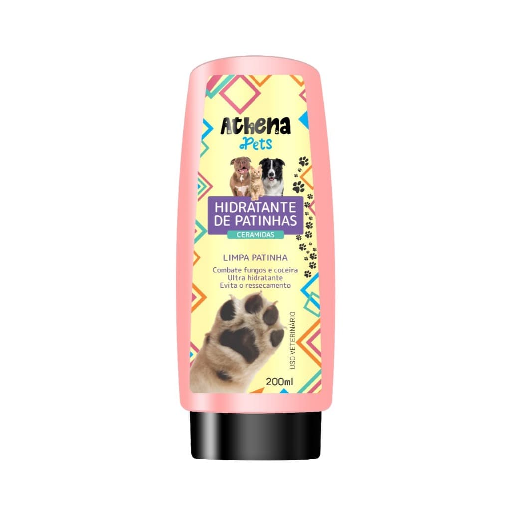 Hidratante Pet Cachorro E Gatos Patinhas de Ceramidas  + [Perfume Brinde] Linha Pet Shop .200g Linha Profissional