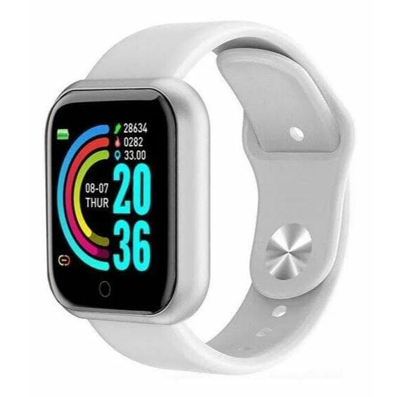 Smartwatch D20S Atualização 2024 - Relógio Inteligente de Frequência Cardíaca Smart