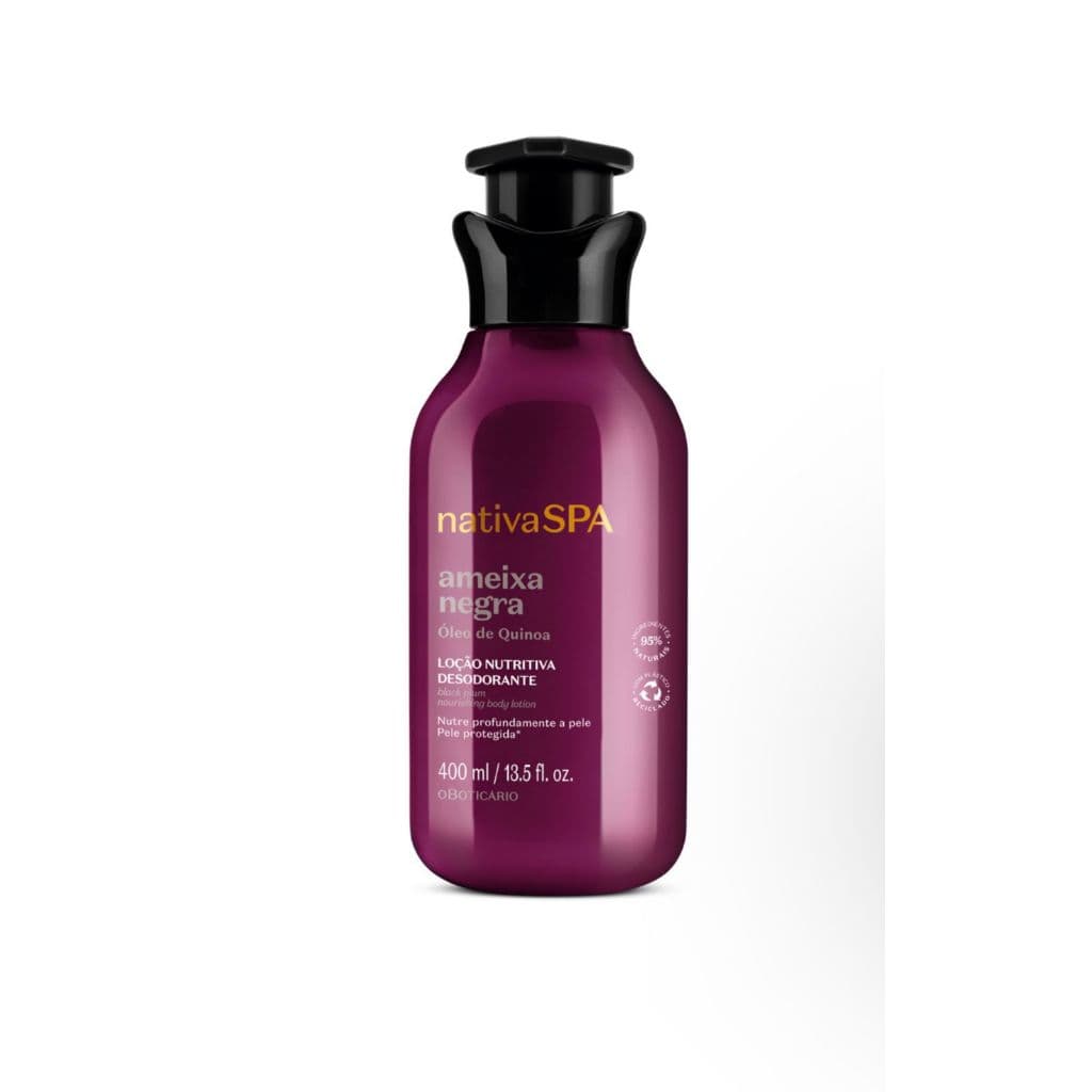 Loção Hidratante Desodorante Corporal  NativaSpa Ameixa Negra 400ml