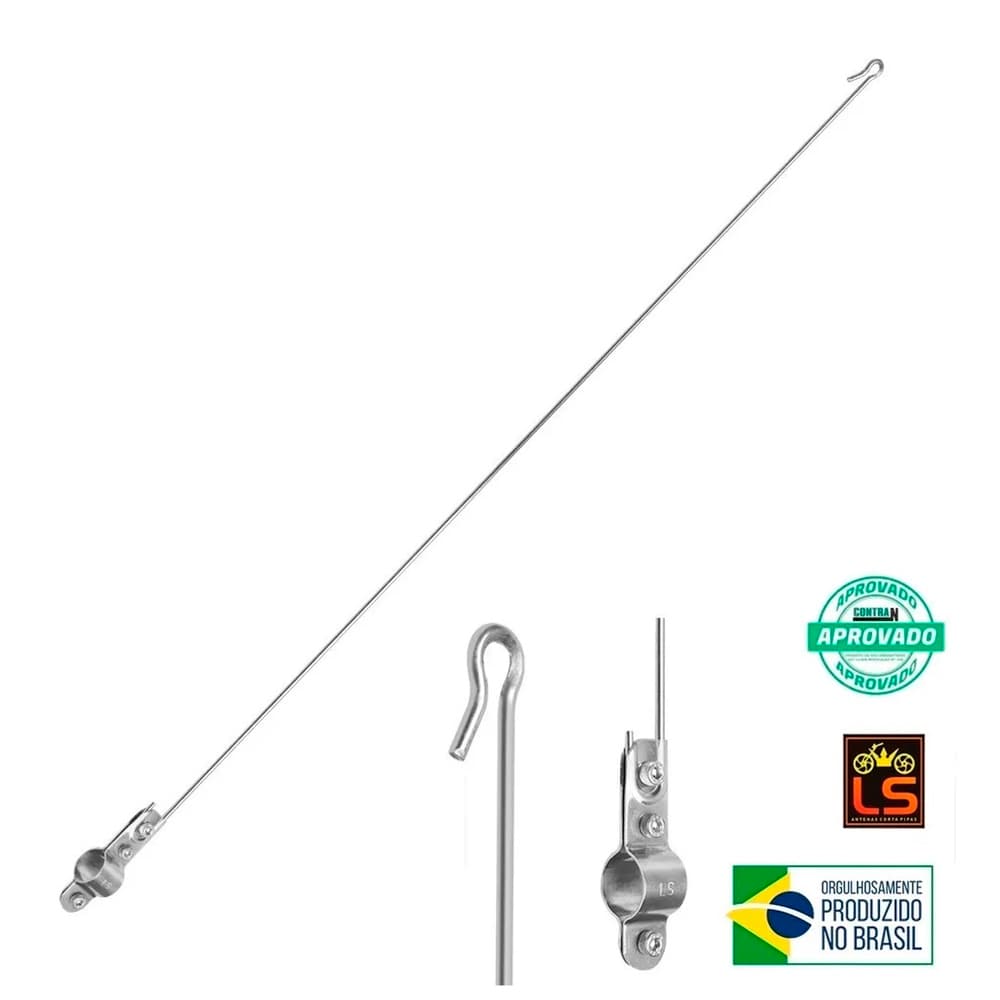 Antena Corta Pipa Bicicleta Fixa / Reta Guidão