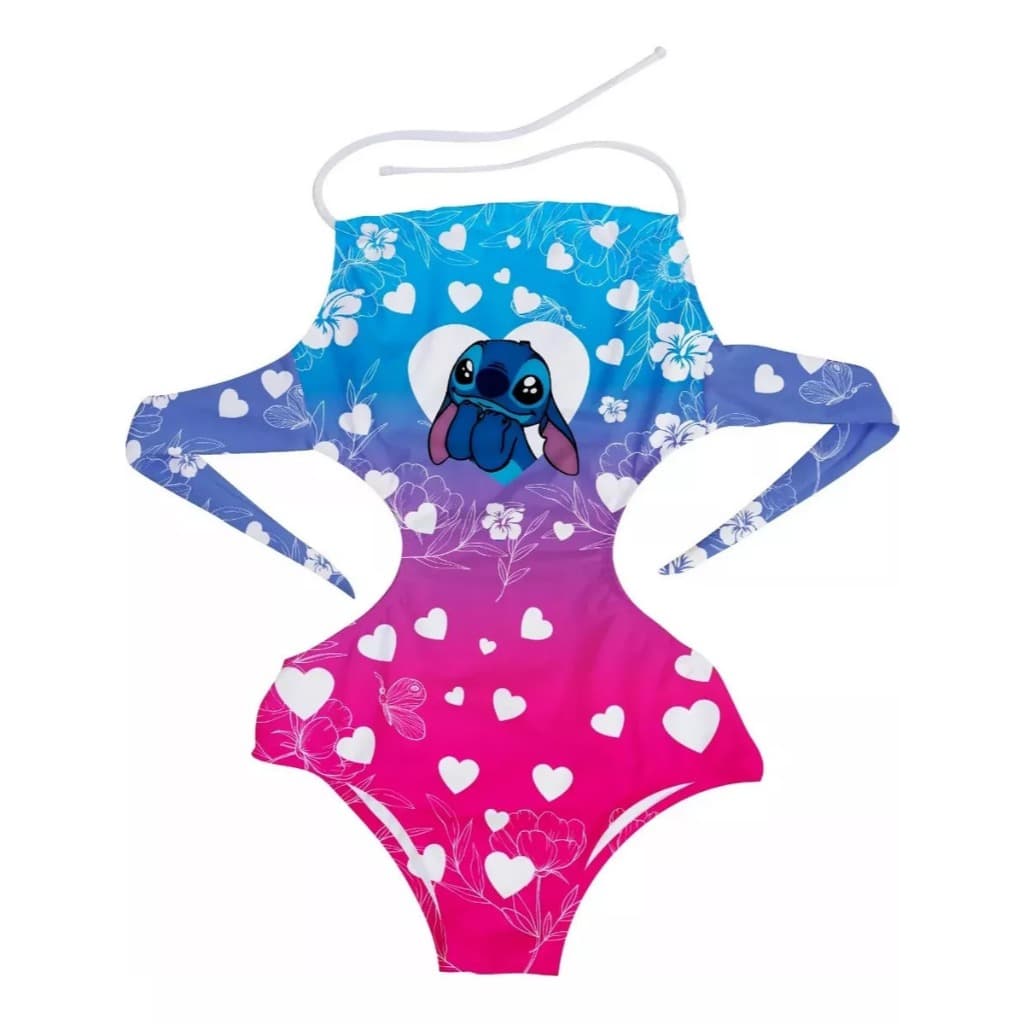 Maiô Infantil Lilo & Stitch Estilo