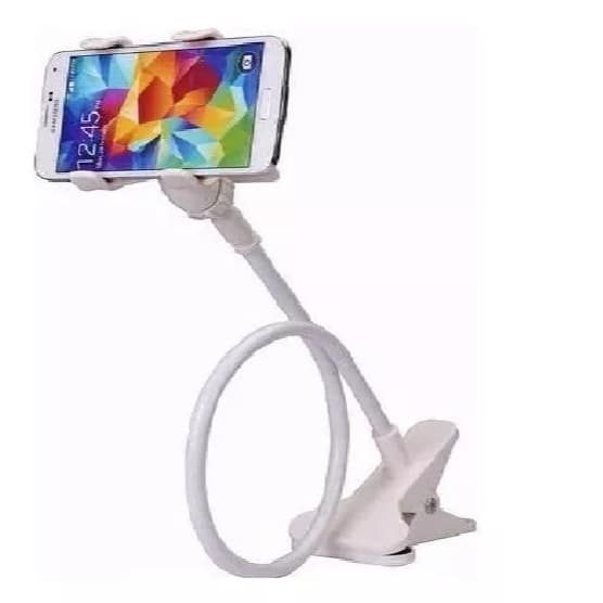 Suporte Para Celular Universal Articulado Mesa Flexível Presilha 360 Giratório - xc-sp-02