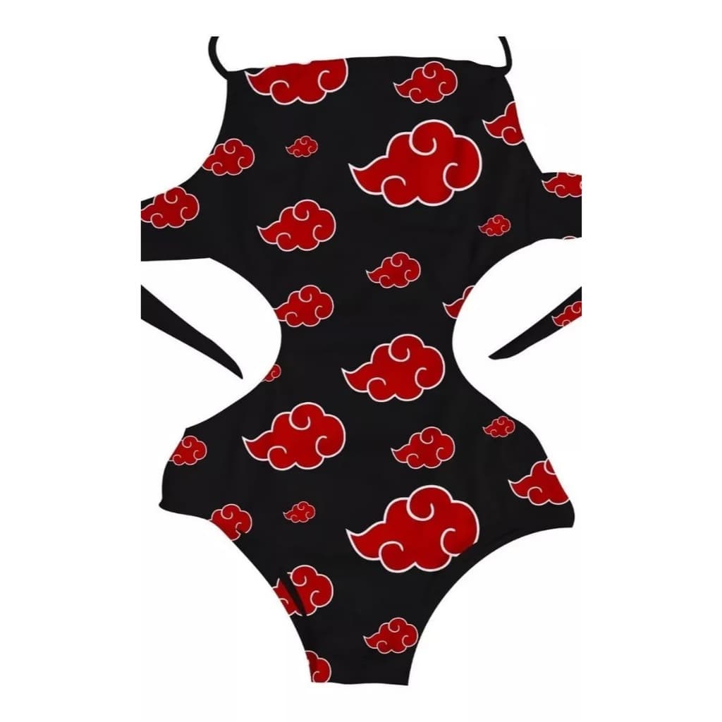 Moda Praia Maiô De Luxo Anime Akatsuki Infantil
