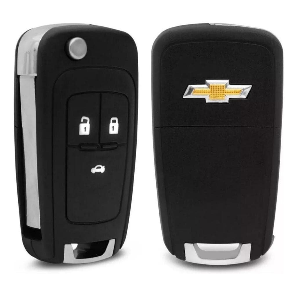 Chave 3 Botoes Gm Chevrolet Spin Cobalt Cruze Onix S10