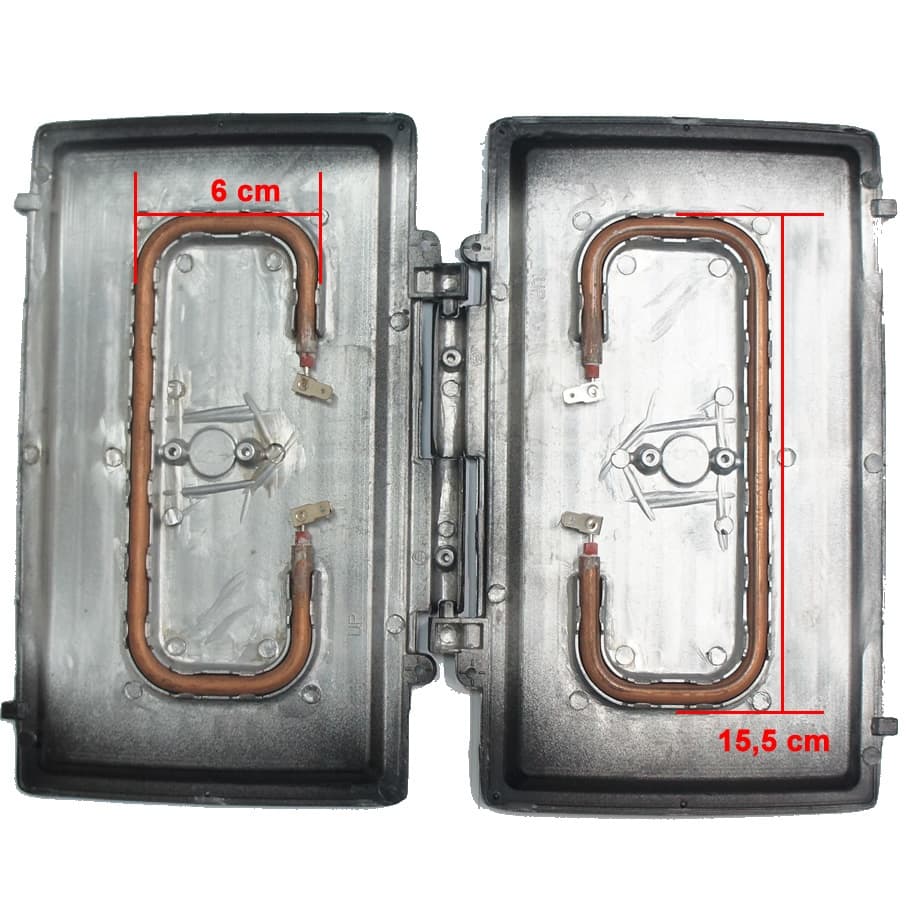 Resistencia 127v/375w Grill Sand Crome Inox/inox H Britania