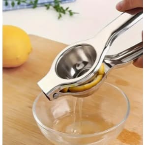 Espremedor De Limão De Alumínio Super Prático Para Casa E Cozinha Pronta Entrega