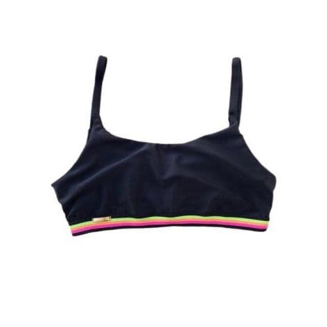 Top biquíni Cropped confortável comportado avulso feminino