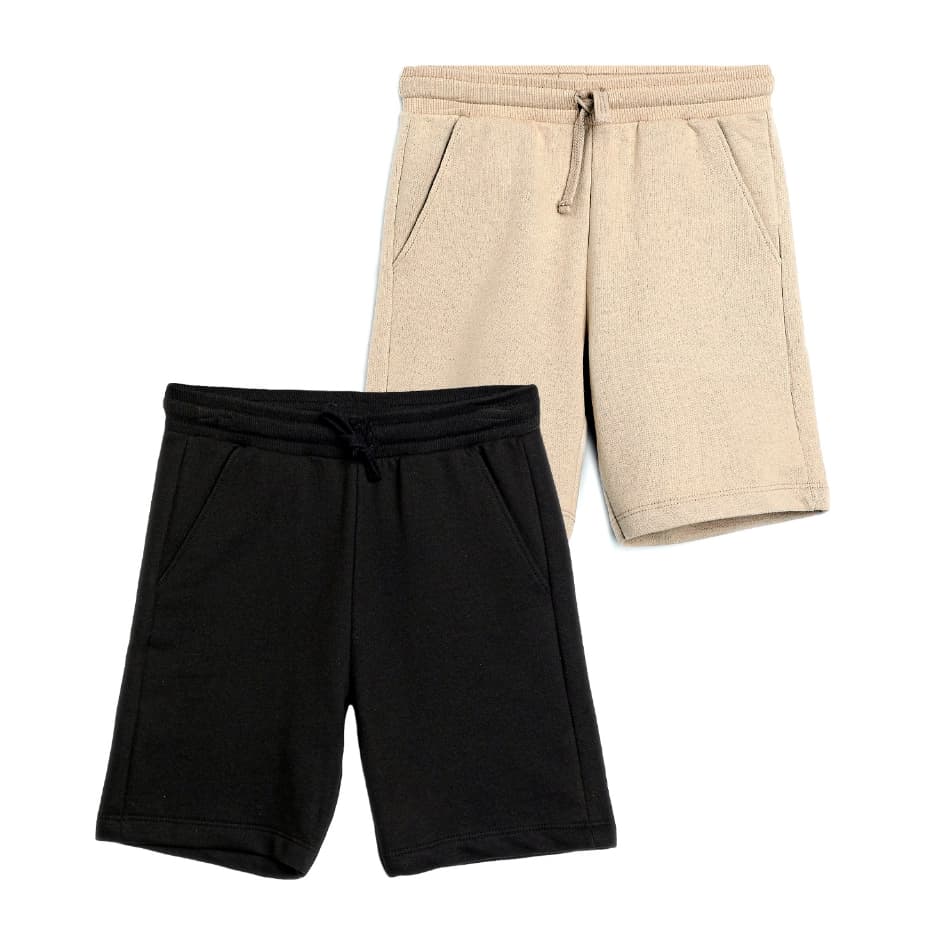 Kit 2 Bermuda Infantil Moletom Menino Short Infantil Moletinho Bebê Infantil Juvenil Tamanho 2 A 16