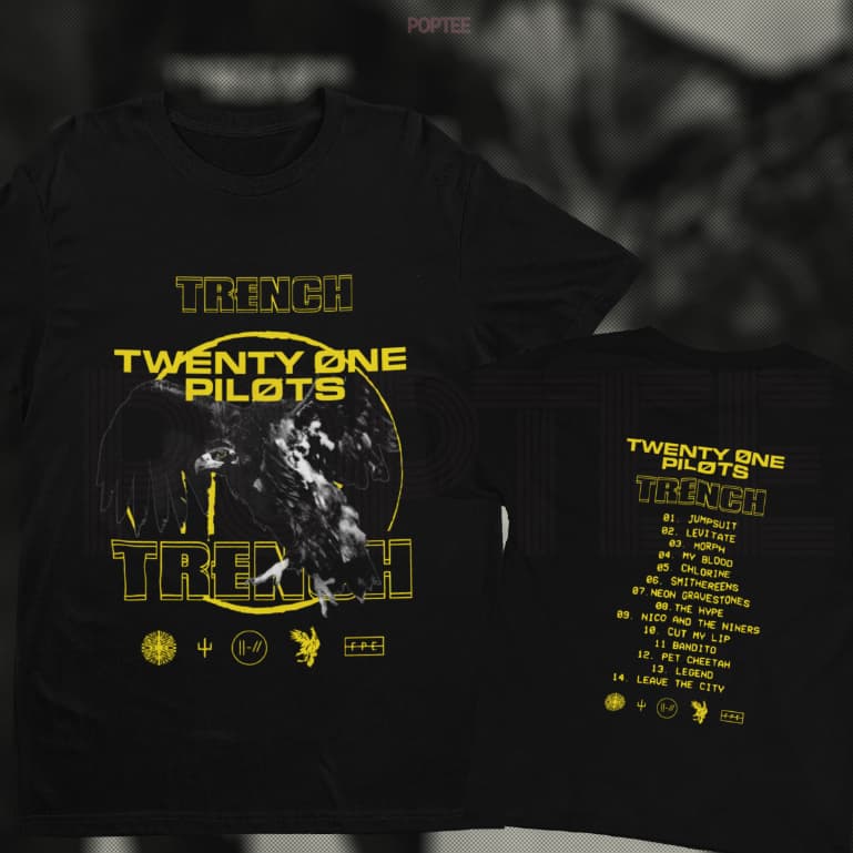 CAMISETA TWENTY ONE PILOTS TRENCH [ALGODÃO]