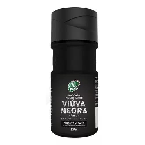 Máscara Tonalizante Viúva Negra Kamaleão Color Preto 150ml