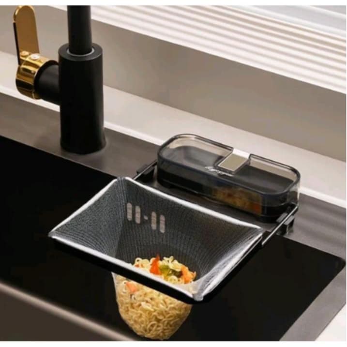 Conveniente Bastidor De Filtro De Pia De Cozinha Para Manter Sua Limpa E Arrumada