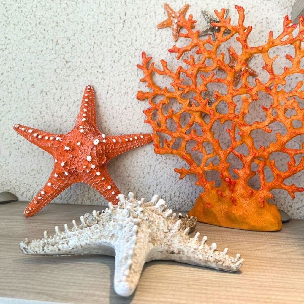 Decoração Fundo Do Mar Resina Coral 30cm Artesanal Pousada