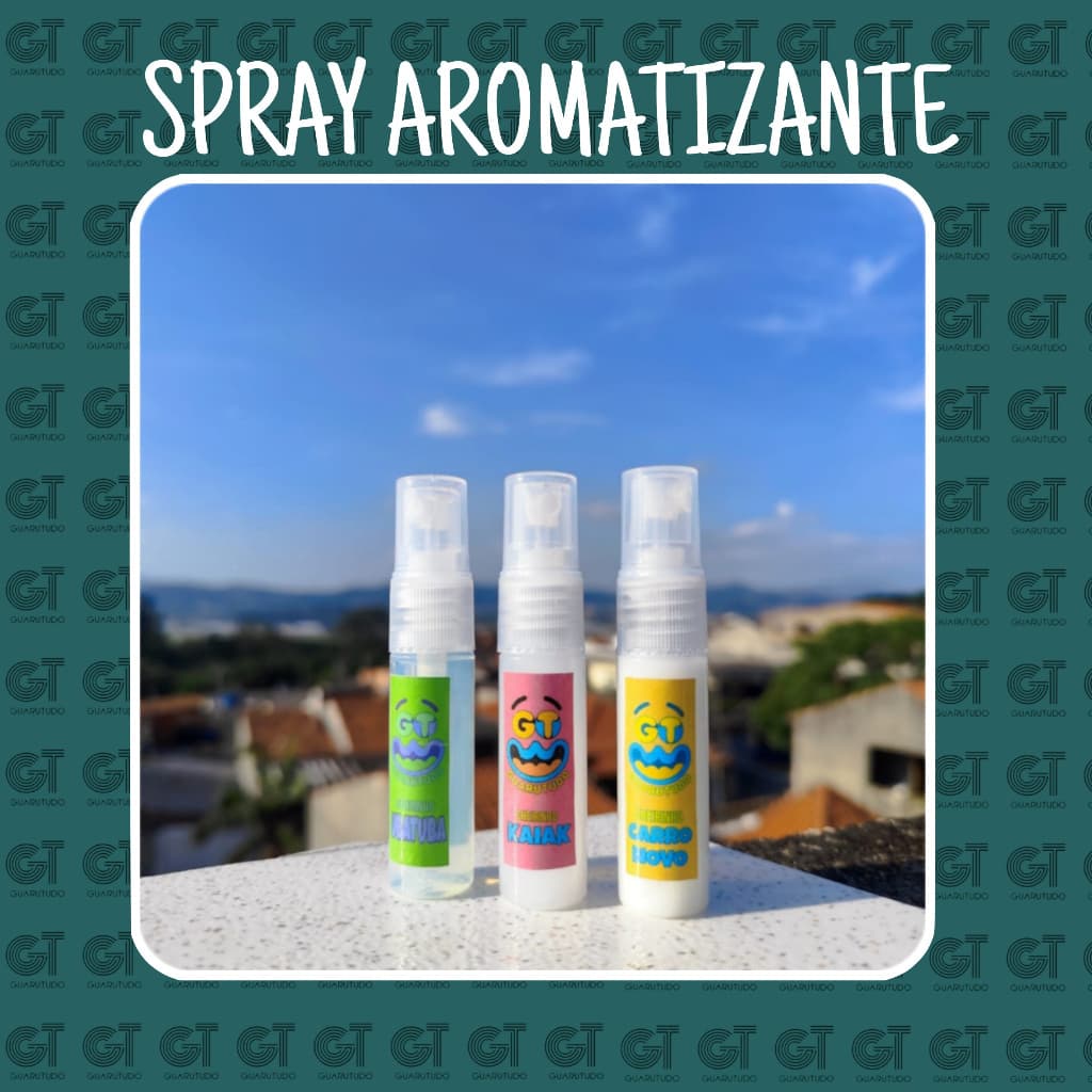 Cheirinho Spray Veicular, Aromatizador de Ambientes.