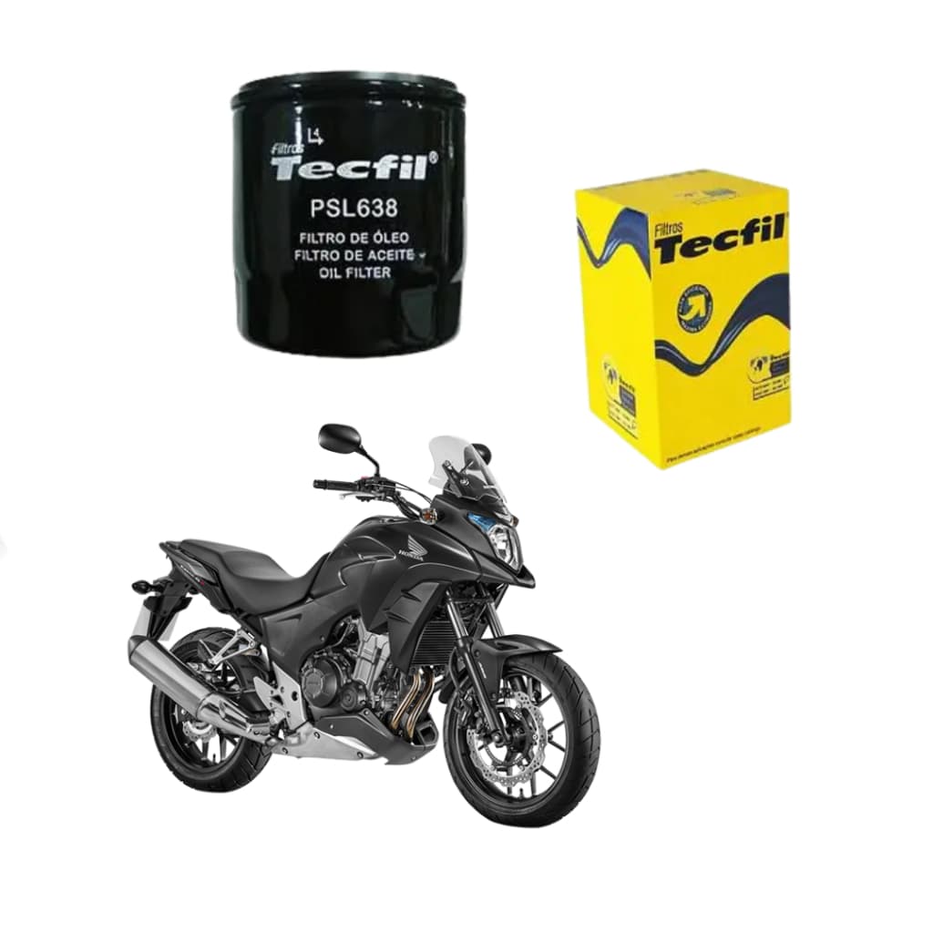 Filtro De Oleo Honda CB 500X 2013 até 2024 Tecfil orignal