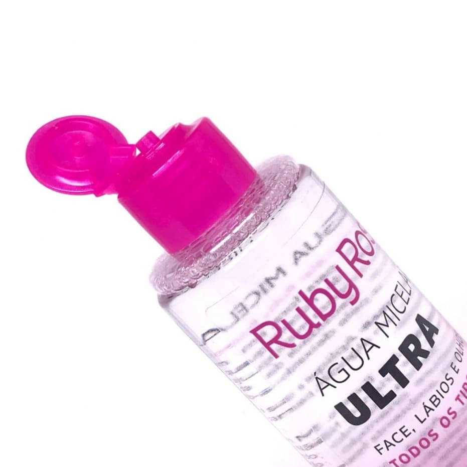 AGUA MICELAR ULTRA RUBY ROSE 120ml Face Lábio Olhos Para todos os tipos de pele