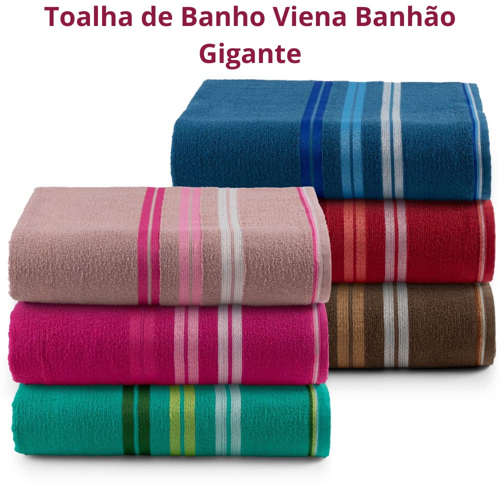 Toalha de Banho Gigante Algodão Grande Viena 170x80cm