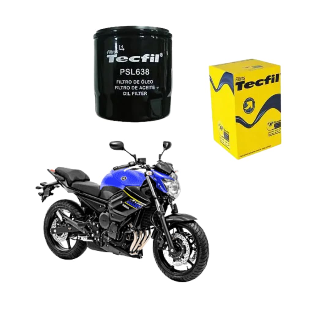 Filtro De Oleo Yamaha XJ6 N 2010 até 2017 Tecfil orignal