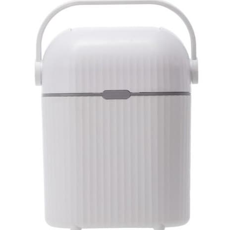 LIXEIRA ANTIODOR PARA FRALDAS - 9 LITROS - BRANCA - BUBA