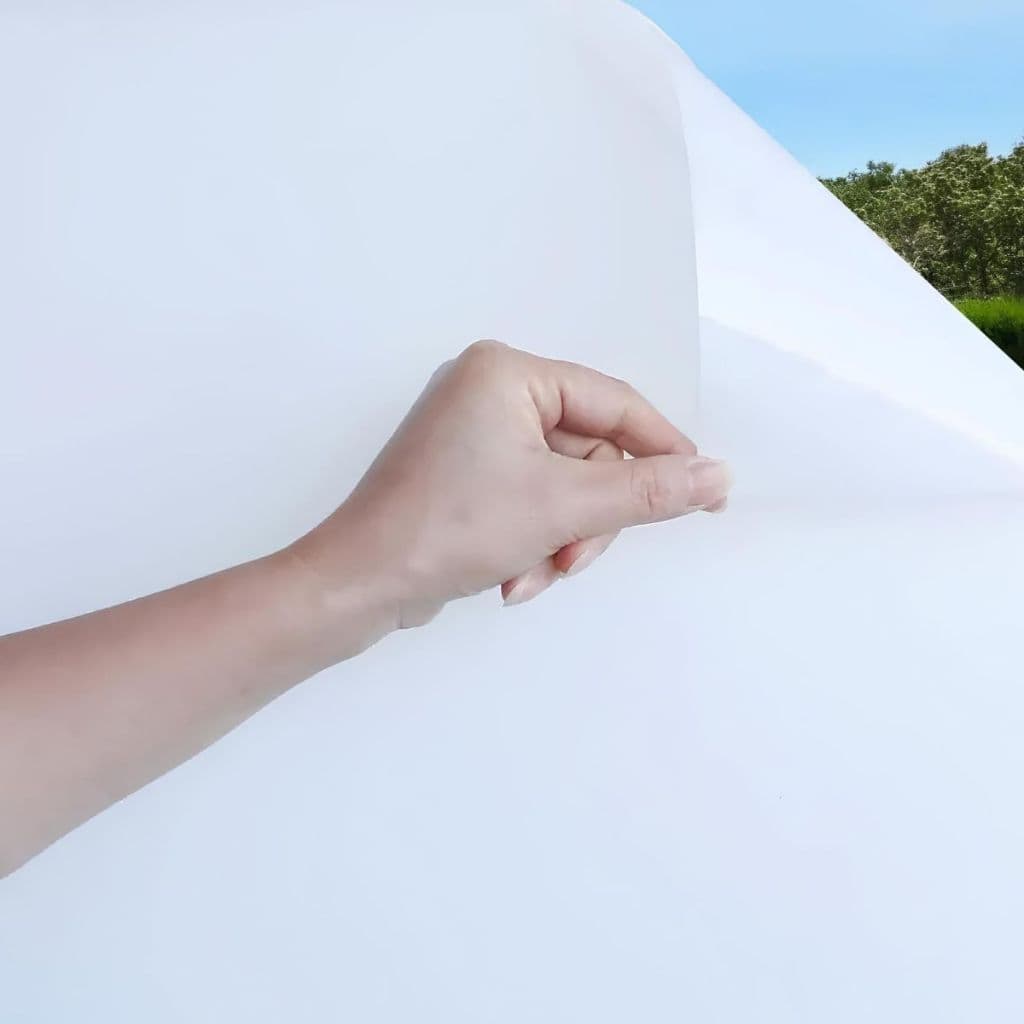 Película Privacidade Insulfilm Branco Leitoso portas e janelas