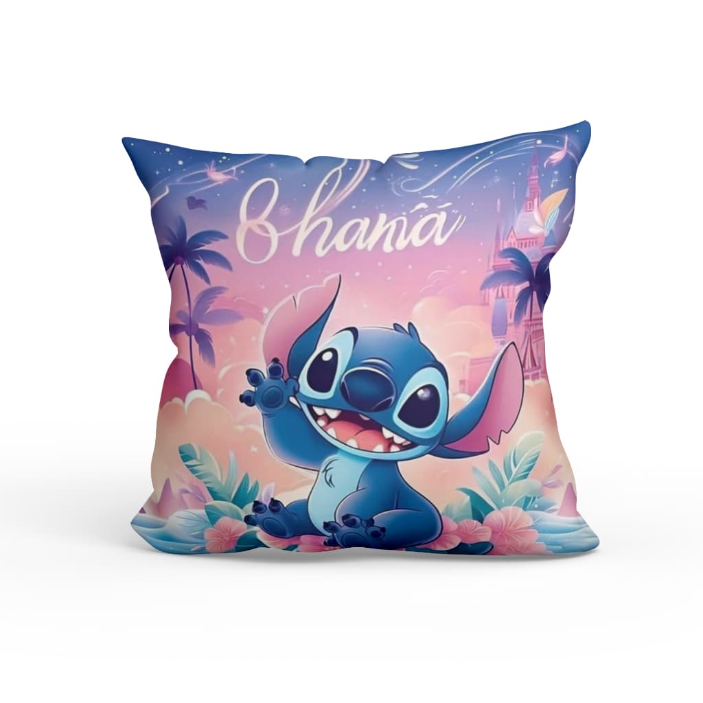 ALMOFADA COMPLETA STITCH OHANA QUARTO DE MENINA - TAMANHO 30X30