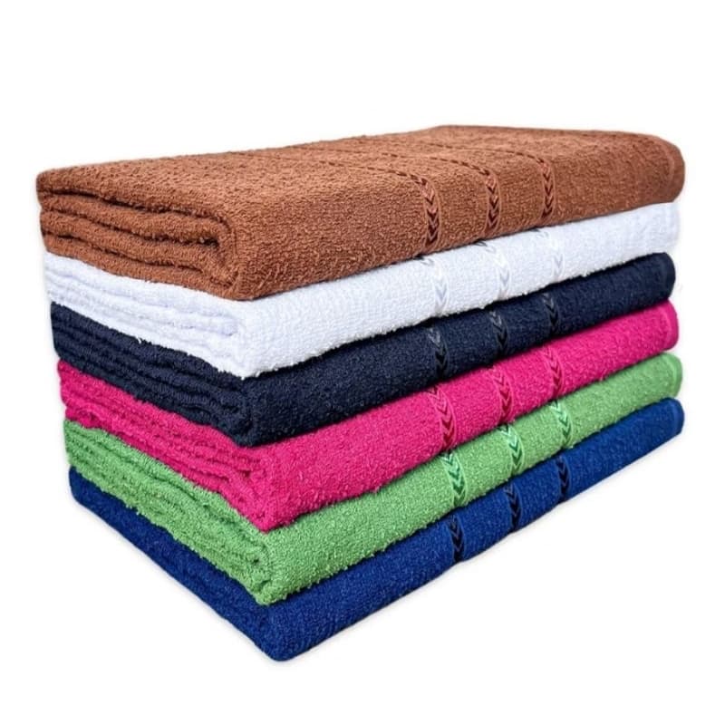 KIT 2 toalhas de Banho 100 % algodão sortidas em  Promoção 1,25 X 0,65 CM