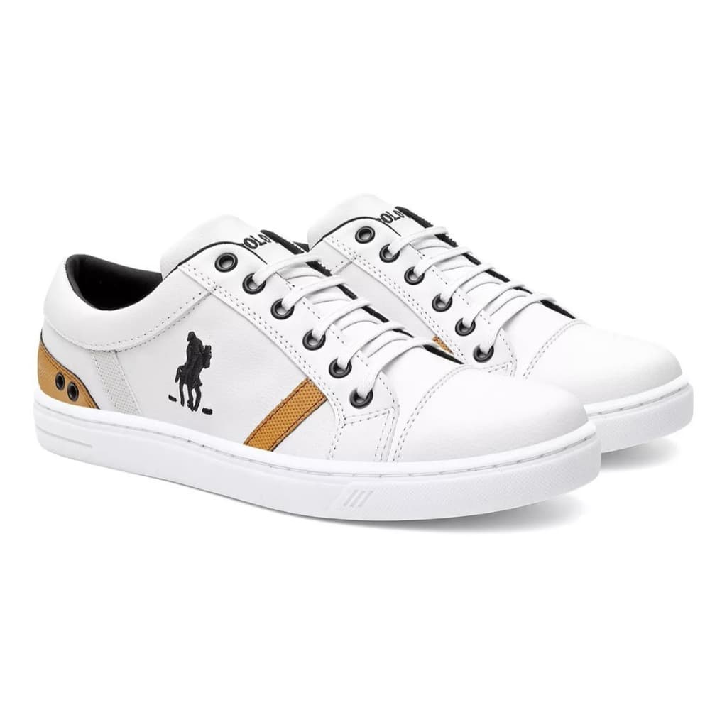 Tênis Masculino Casual Polo Original Sapatenis Confortável
