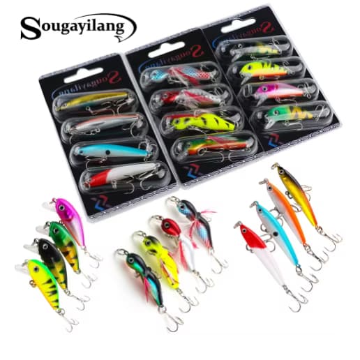 KIT COM 4 ISCAS ARTIFICAL PARA PESCA TUCUNARÉ/ TRAÍRA /DOURADO/ PIRARUCU - 1 KIT COM 4 UNIDADES