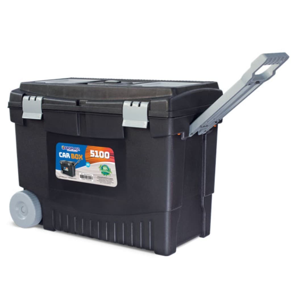 MALETA CAR BOX 5100 – 23" ARQPLAST - Caixa de Ferramentas com Rodinhas