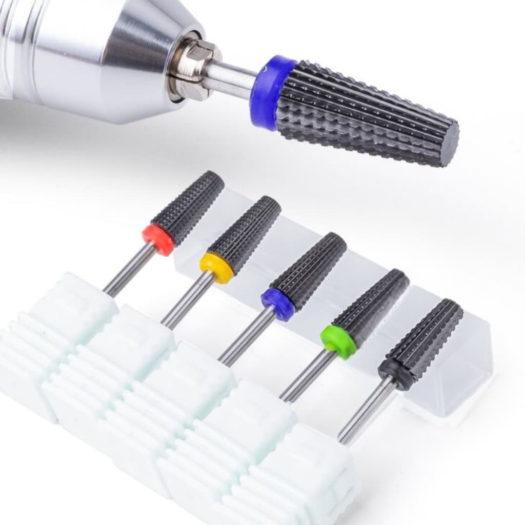 Broca Para Unhas de Gel Profissional de Tungstênio Cônica Para Remoção do Gel Acabamento da Unha Nivelamento do Gel
