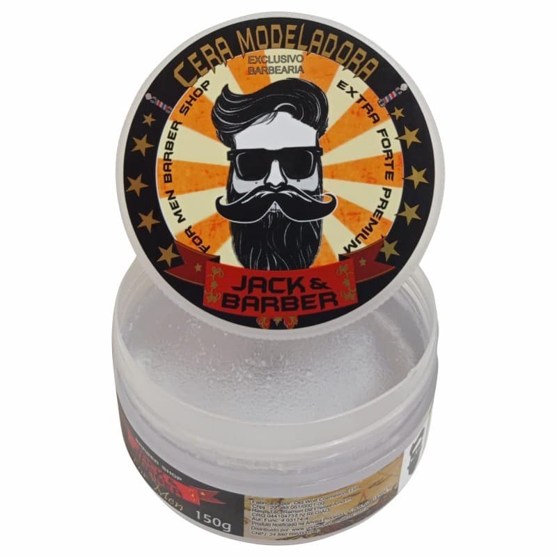 Cera Modeladora Jack Barber – Extra Forte Premium Incolor