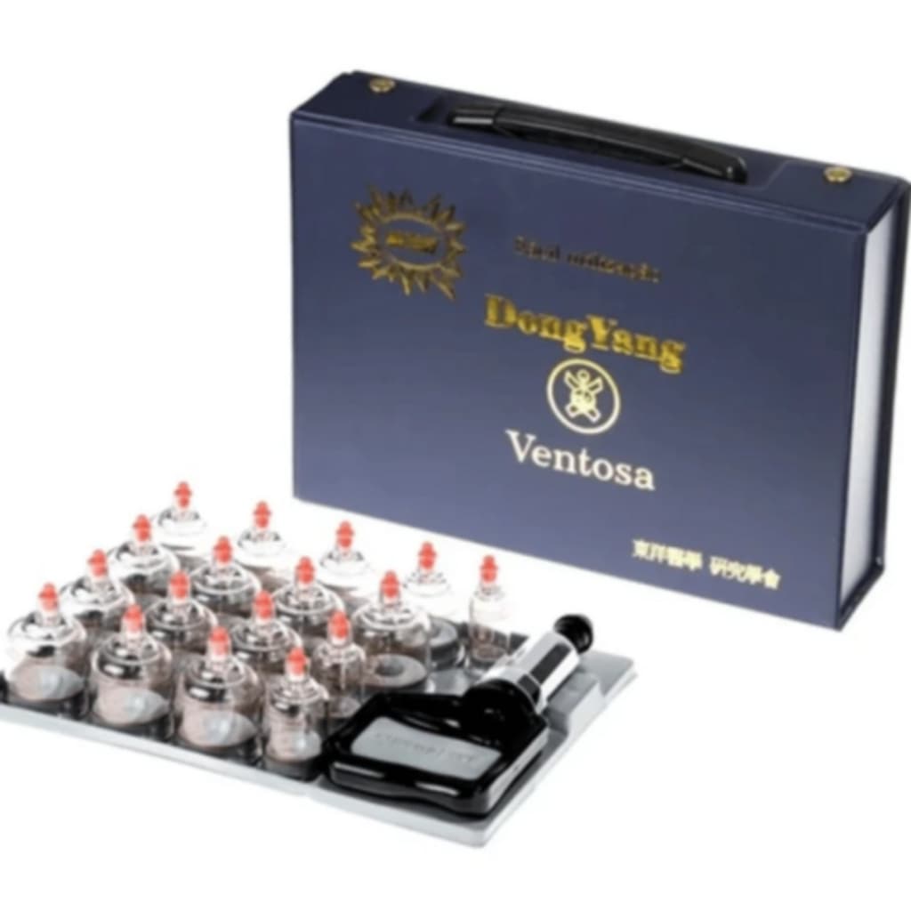 Kit Ventosas Dong Yang 17 copos Original C/ Maleta