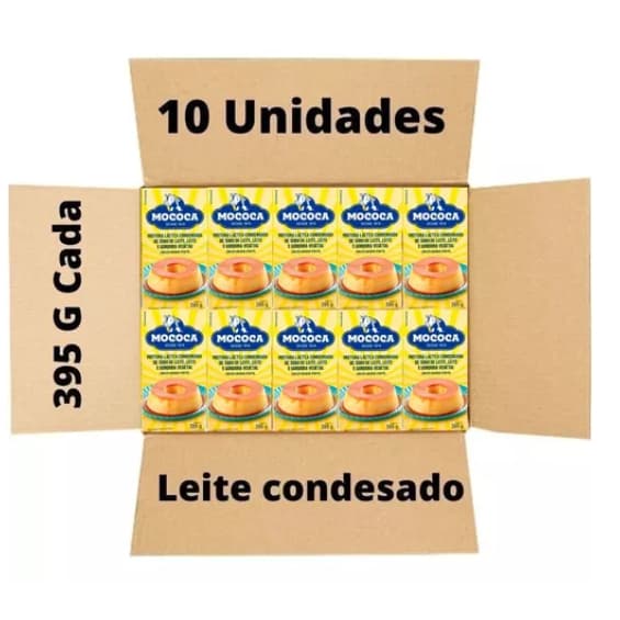 KIT C/10 MISTURA LACTEA CONDENSADA MOCOCA 395G CDA