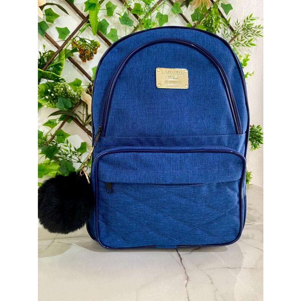 Mochila Feminina Bolsa Mochila Fashion Com Lindo Detalhe bolsos na frente