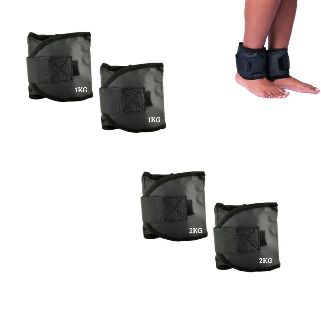 Kit Caneleira Peso De Perna - 1 Kg + 2 Kg Musculação Treino Em Casa