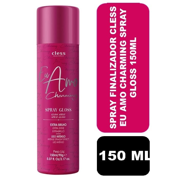Spray Gloss Finalizador  Eu amo Charming Cless 150 ml
