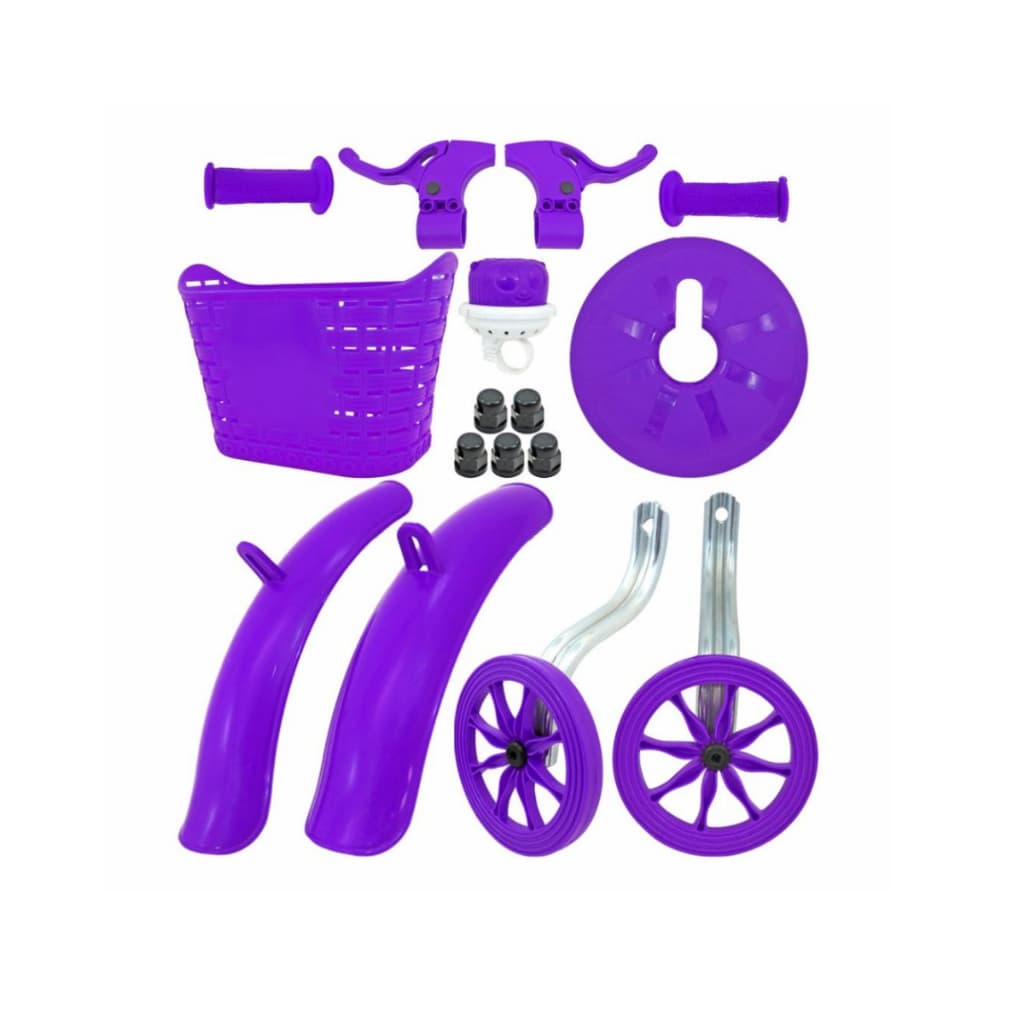 Kit Aro 16 Rosa Acessórios Montagem Bicicleta Infantil Bike - Wester
