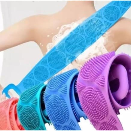 DAGUAN Cinta Escova De Banho Silicone Massageador Esfoliação