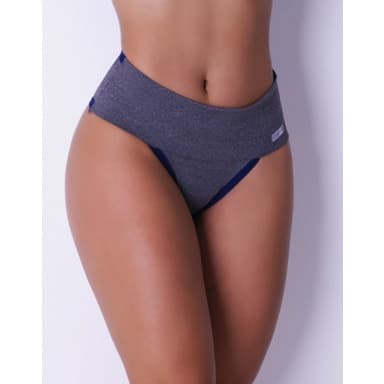 Kit 6 Calcinhas Fitness Cós Alto Calcinha Seca Barriga