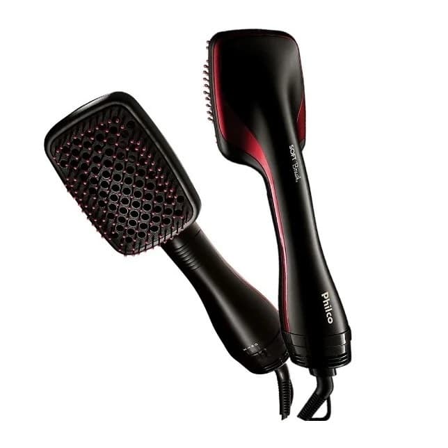 Escova Soft Brush  Secadora Alisadora Modeladora Philco Premium 1200w  De Potencia 110v