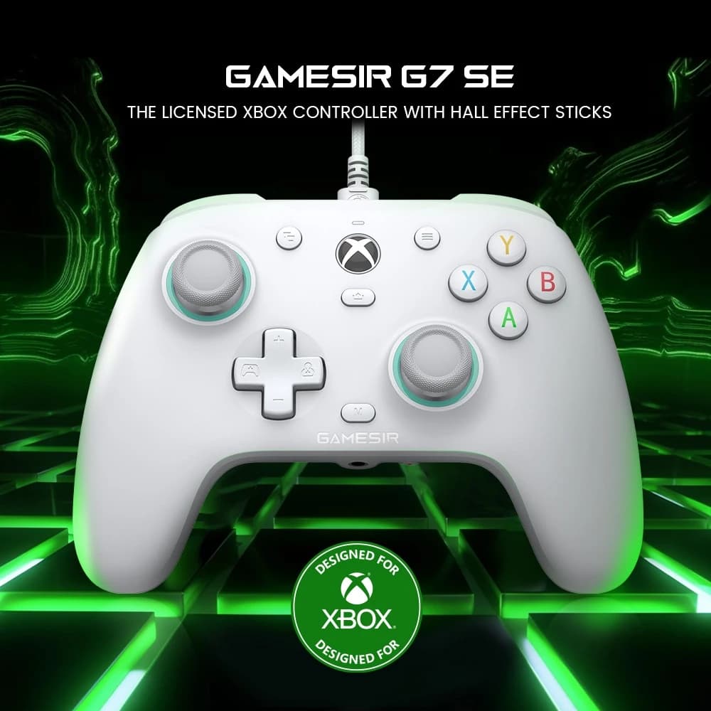 Controle Gamesir G7 SE com Fio para PC/ Xbox, com Efeito Hall