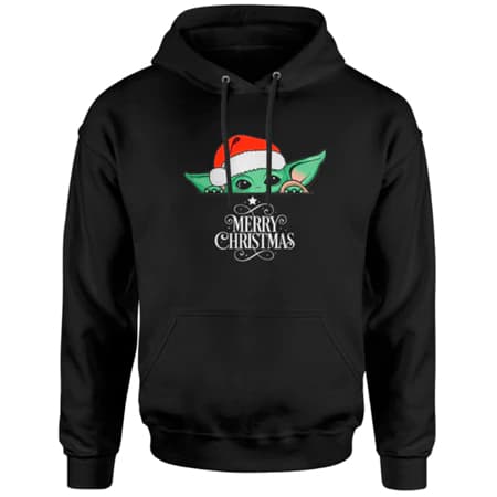Blusa De Frio Moletom Feminino Adulto Baby Yoda Feliz Natal G1 Ao G4