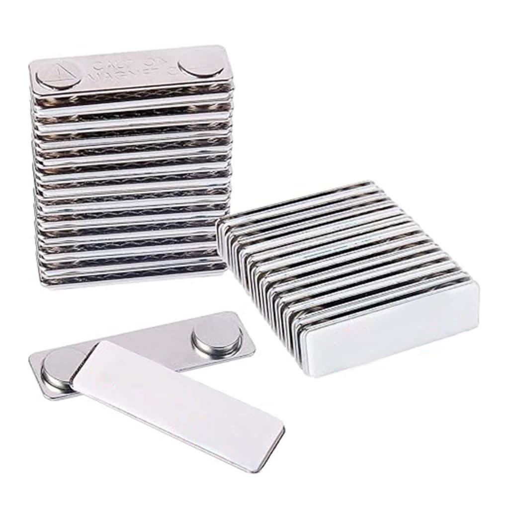 Ímãs para crachás, suportes magnéticos para crachás, conjunto de 20