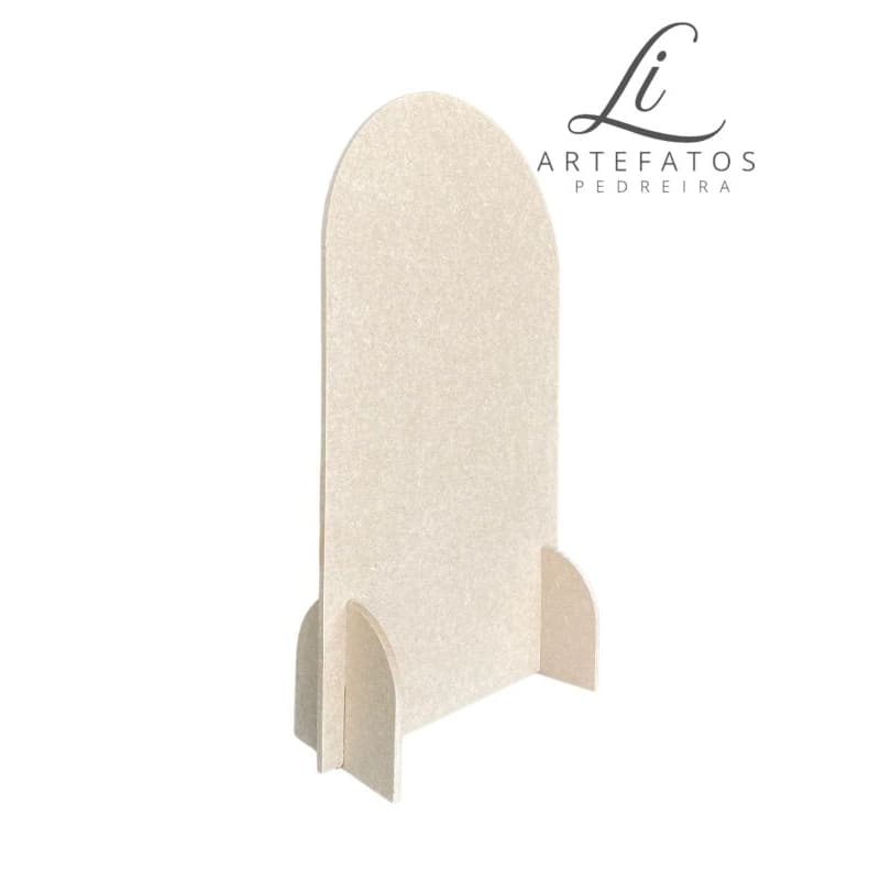 kit painel picole com suporte 100%mdf cru. 50x28
